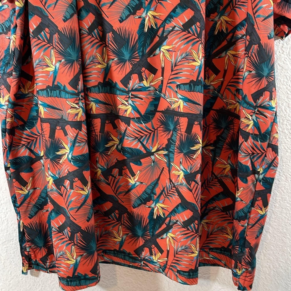 GRUNT STYLE RANGE PARADISE PATRIOTIC MEN’S POLO SHIRT SIZE 3XL - Picture 11 of 16